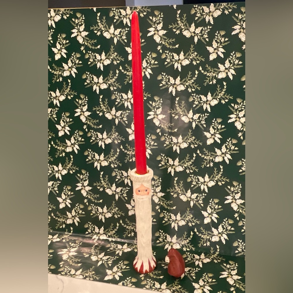 Santa Candlestick - Picture 2 of 4